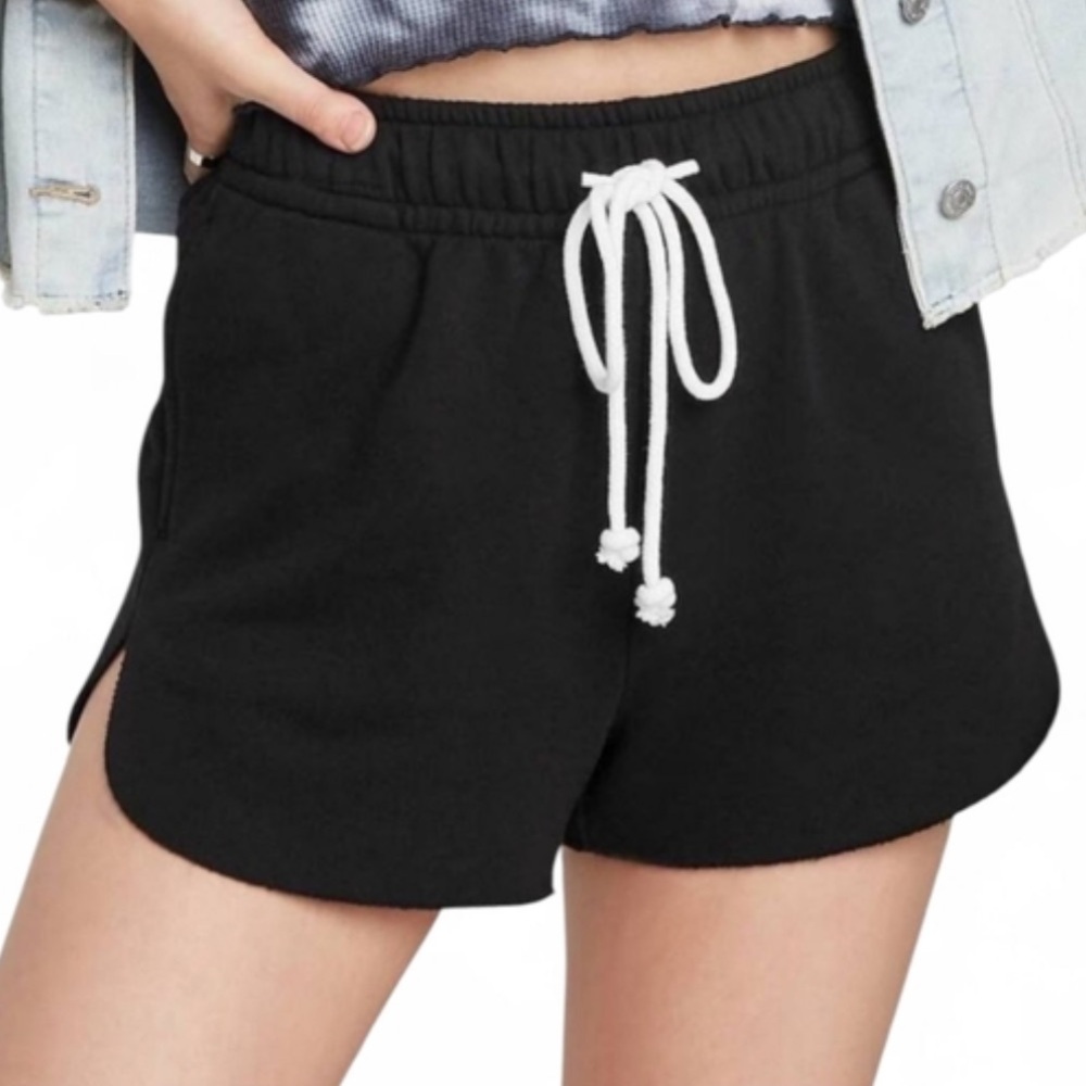 Wild Fable High-Rise Sweat Shorts - Black